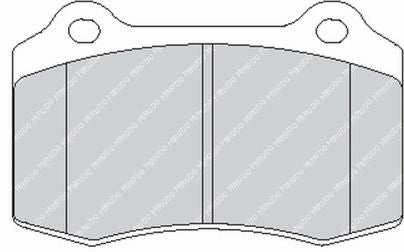 FERODO FRP3109H Rear Brake Pads DS2500 for ASTON MARTIN Vantage / DB9 / DB7 Photo-0 