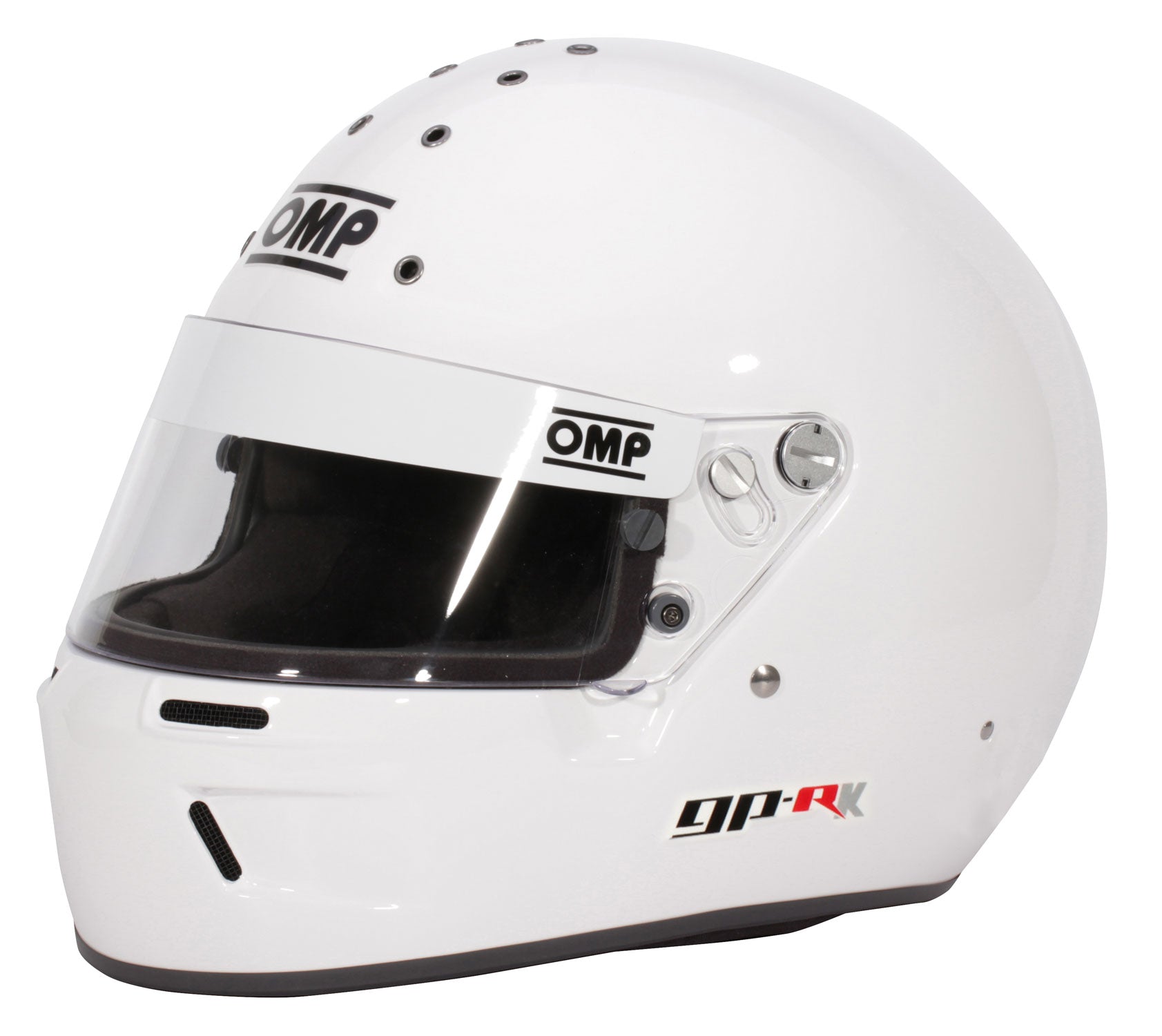 OMP SC0-0799-B02-020-XXS Full-Face Karting Helmet GP-R Snell-K 2020, White, Size XXS Photo-0 