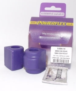 POWERFLEX PFR5-504-14 x2 Rear Roll Bar Mounting Bushing (14mm) BMW E28 5 Series,E24 6 Series Photo-0 