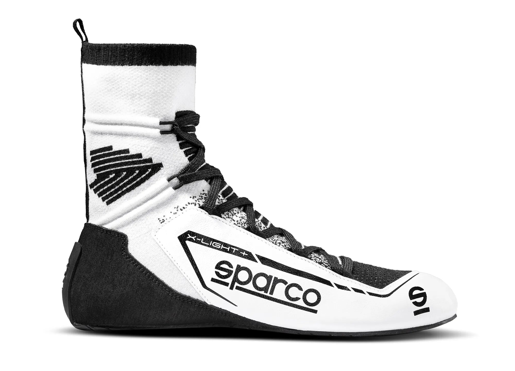 SPARCO 00127842BINR X-LIGHT+ Racing shoes, FIA 8856-2018, white/black, size 42 Photo-0 