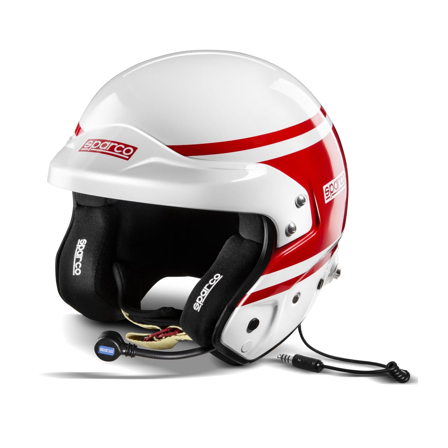 SPARCO 003369RS5XL RJ-i 1977 Racing helmet open-face, FIA/SNELL SA2020, red/white, size XL (61) Photo-0 