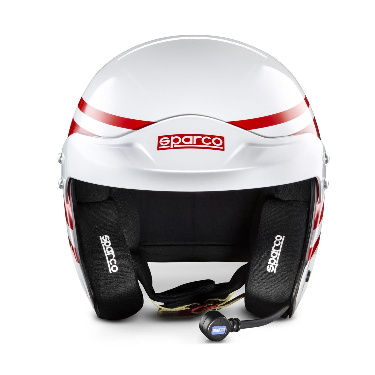 SPARCO 003369RS1S RJ-i 1977 Racing helmet open-face, FIA/SNELL SA2020, red/white, size S (55-56) Photo-2 