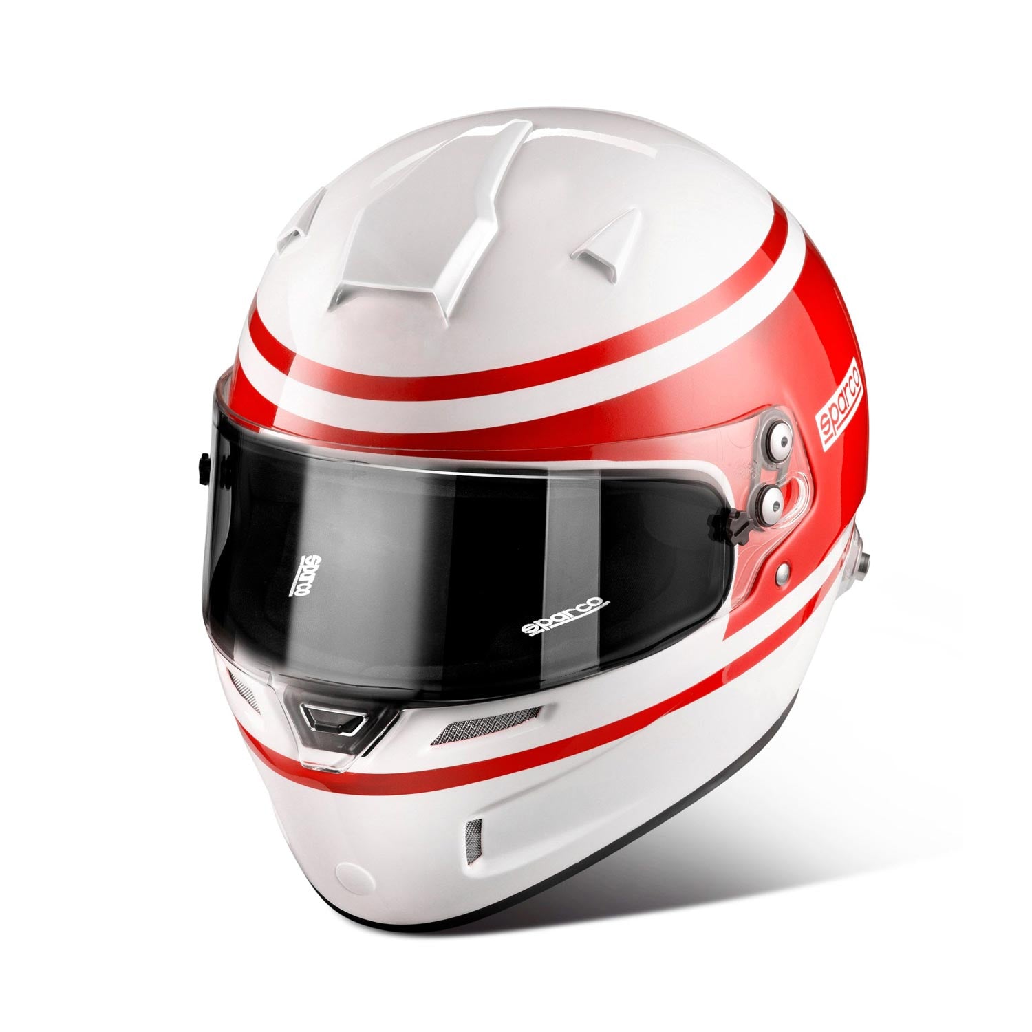 SPARCO 003375RS0XS RF-5W 1977 Racing helmet full face, FIA/SNELL SA2020, red/white, size XS (53-54) Photo-0 