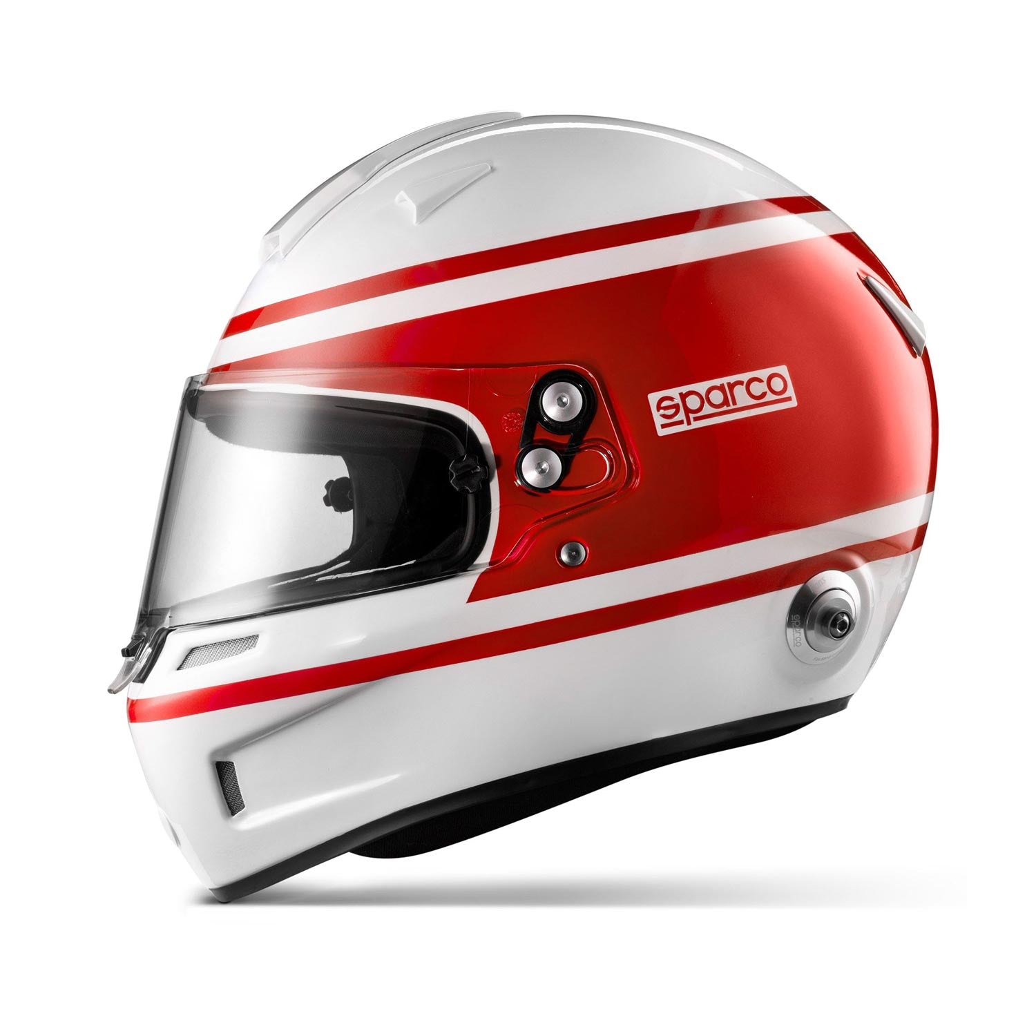 SPARCO 003375RS2M RF-5W 1977 Racing helmet full face, FIA/SNELL SA2020, red/white, size M (57-58) Photo-2 