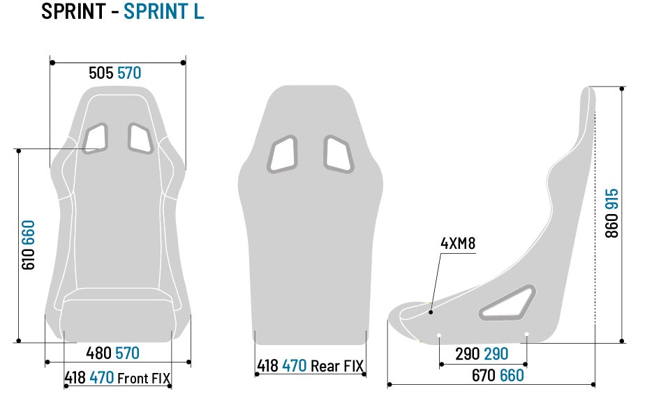 SPARCO 008234LRS Racing seat SPRINT L, FIA 8855-1999, tubular frame, red Photo-5 