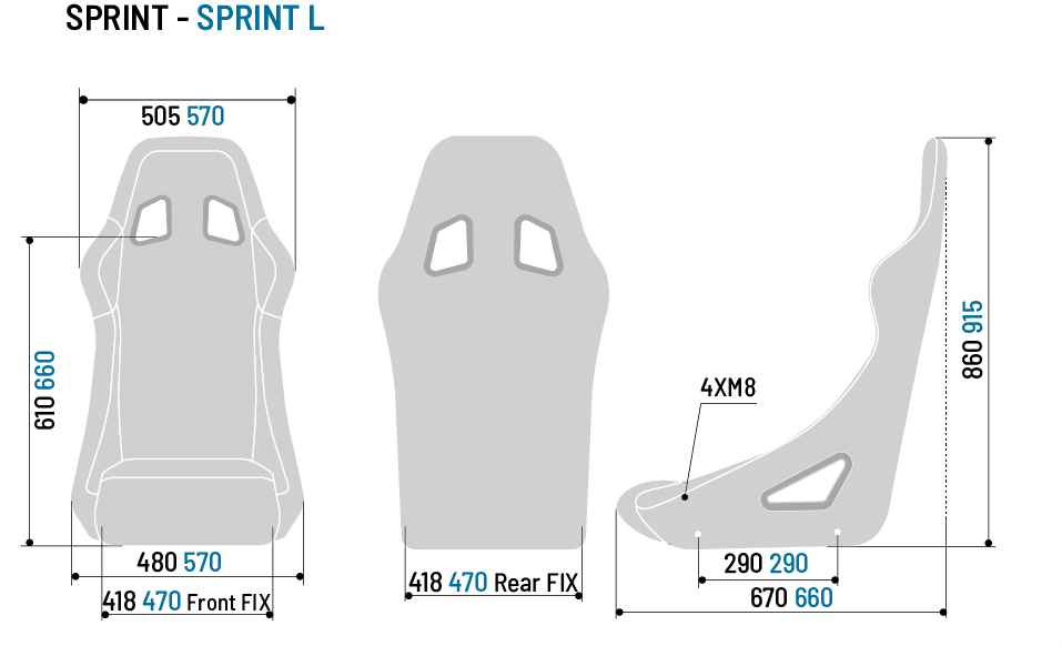 SPARCO 008235RS Racing seat SPRINT, FIA 8855-1999, tubular frame, red Photo-5 