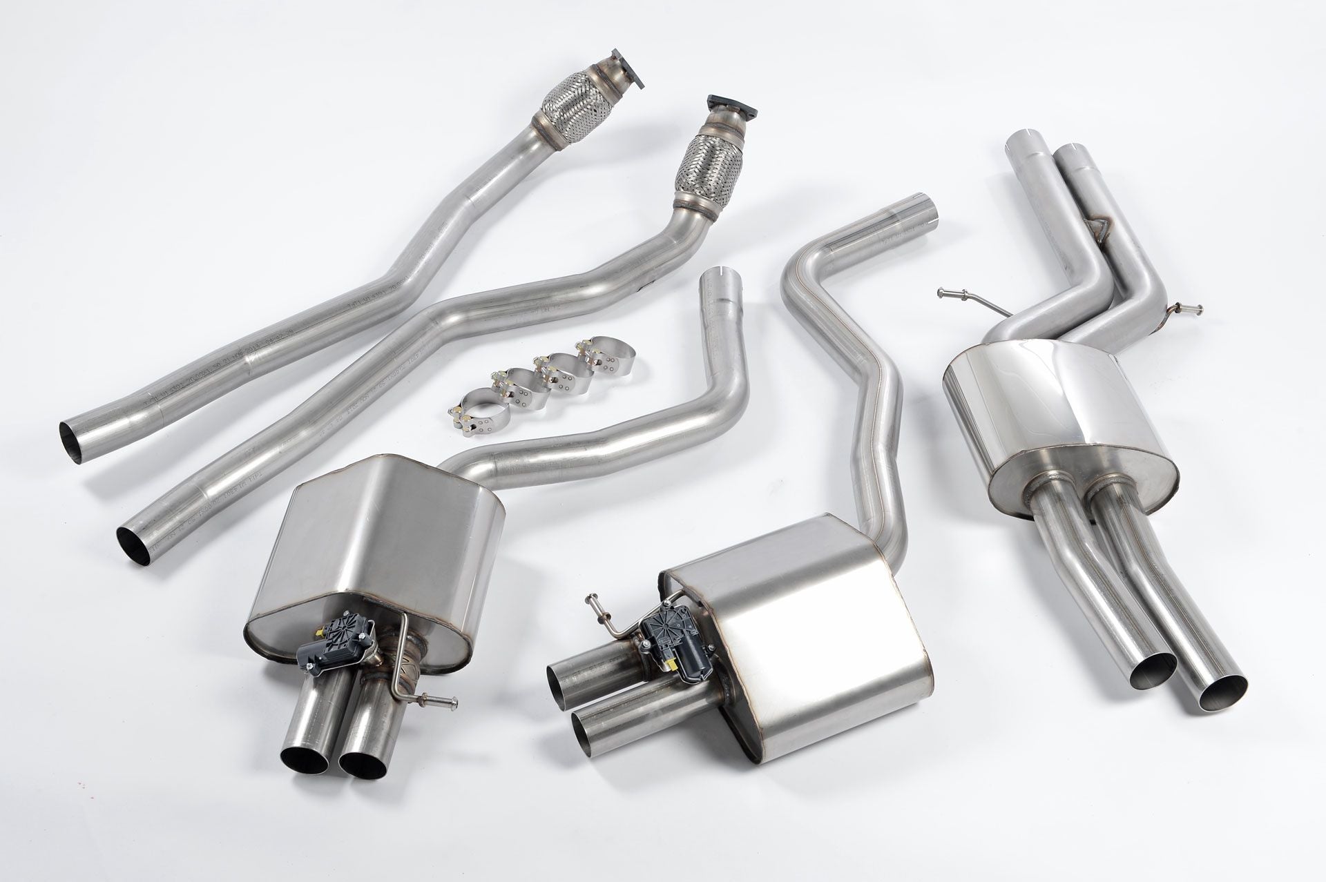 MILLTEK SSXAU364 Cat-back ECA AUDI RS6 C7 4.0 TFSI biturbo quattro Photo-0 