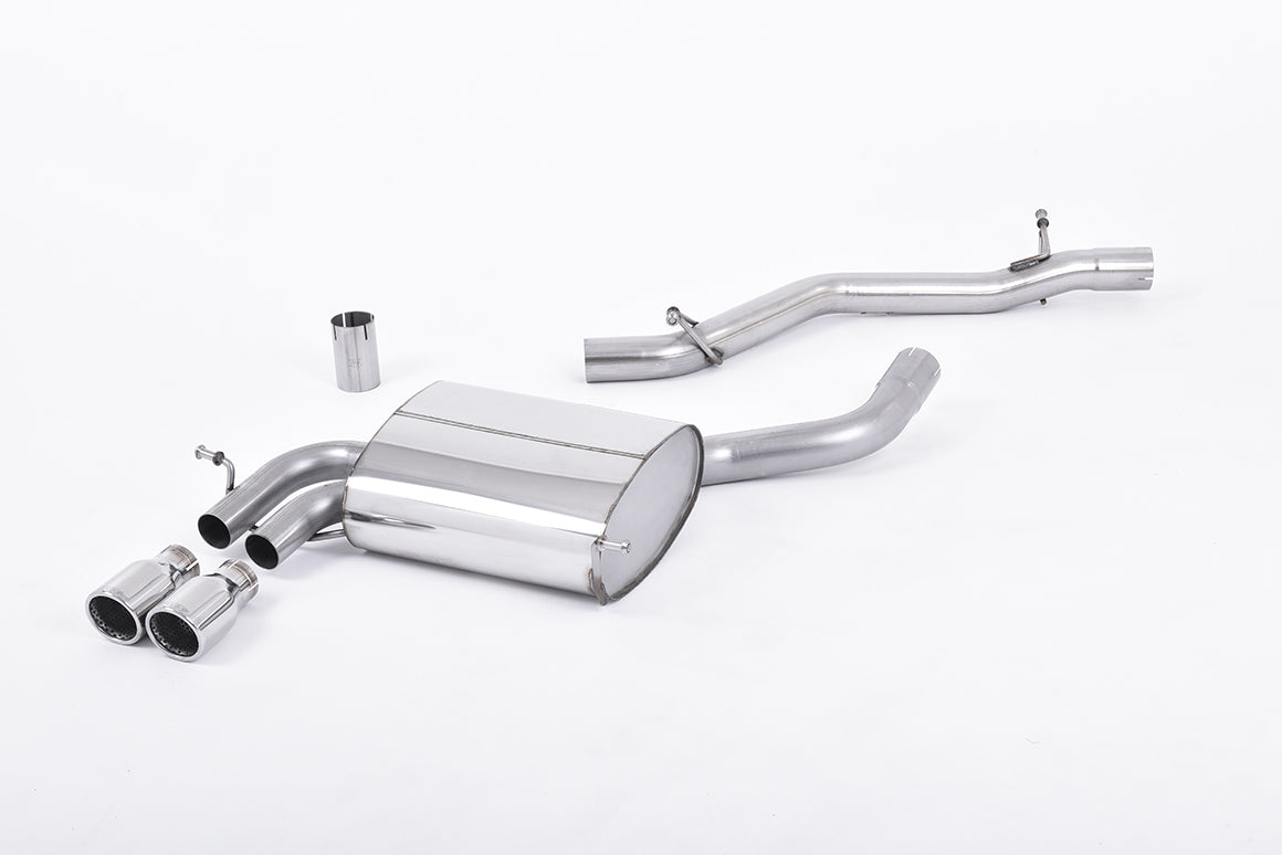 MILLTEK SSXAU504 Cat-back Twin 76.2mm Jet AUDI A3 3.2 V6 quattro 3 door&5 door Sportback Photo-0 