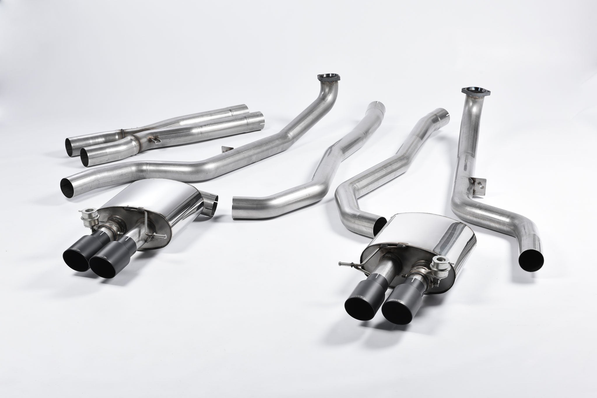 MILLTEK SSXBM1017 Cat-back Quad 90mm GT90 ECA BMW 5 Series M5 Saloon M TwinPower Turbo V8 (F10) Photo-0 