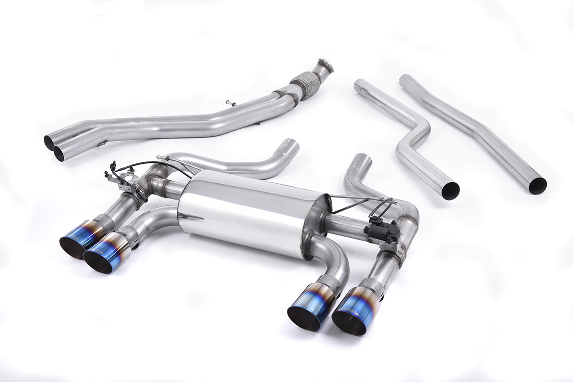 MILLTEK SSXBM1036 Cat-back Quad 90mm GT90 ECA BMW 2 Series F87 M2 Coupé Photo-0 