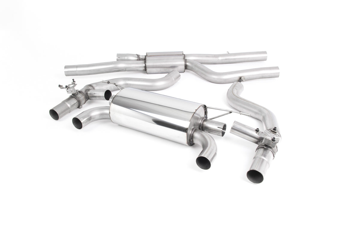 MILLTEK SSXBM1088 Cat-back Quad 90mm GT90 BMW 2 Series F87 M2 Competition Coupé Photo-0 