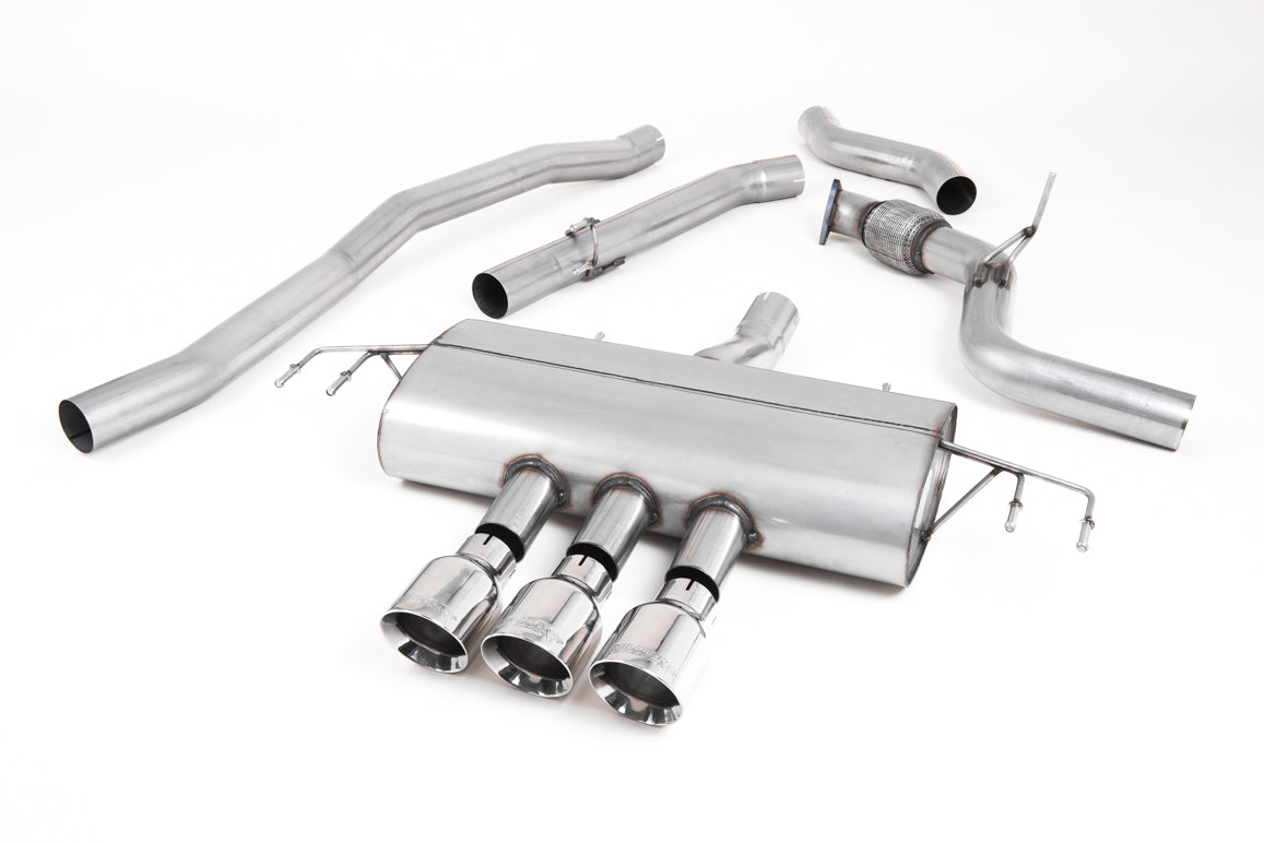 MILLTEK SSXHO252 Cat-back Triple 100mm GT100 HONDA Civic Type R FK8 2.0 i-VTEC Photo-1 