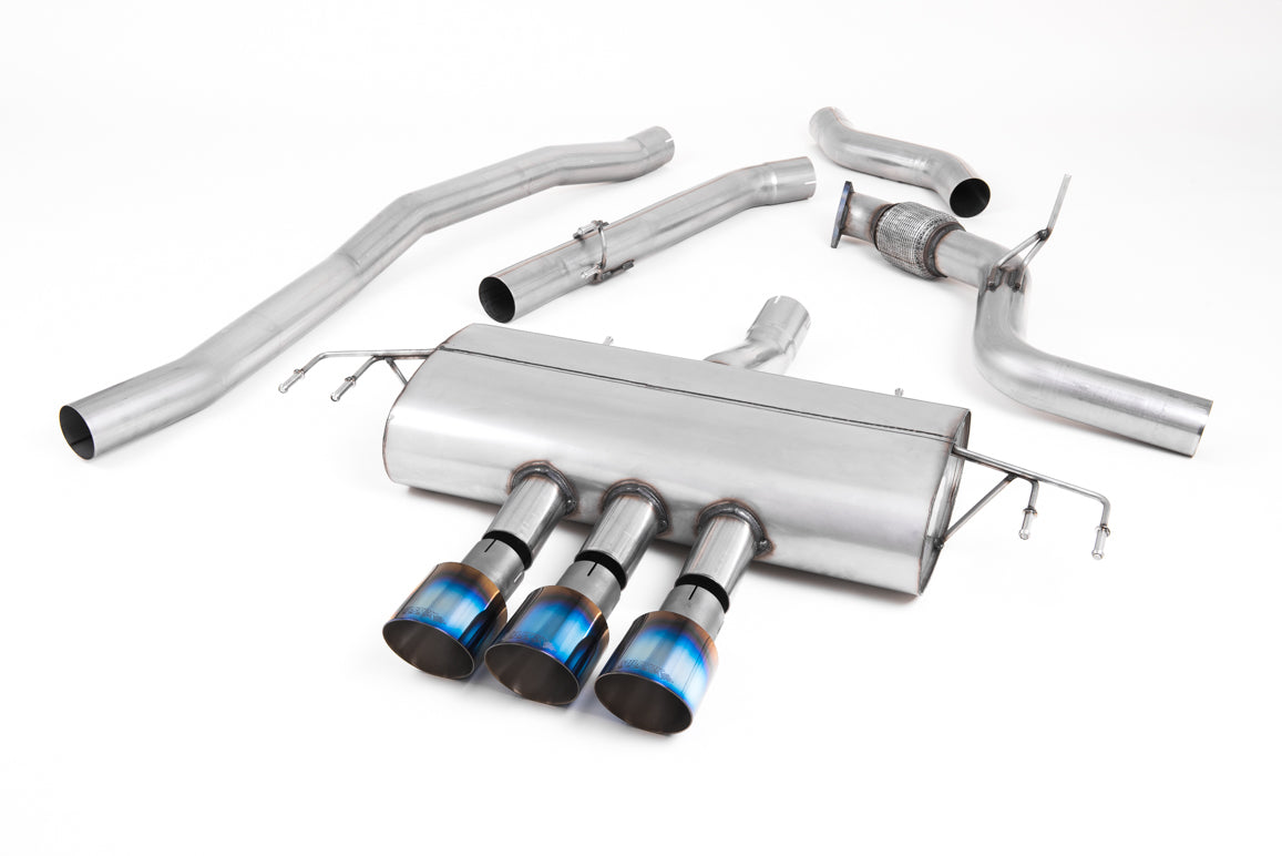 MILLTEK SSXHO253 Cat-back Triple 100mm GT100 HONDA Civic Type R FK8 2.0 i-VTEC Photo-1 