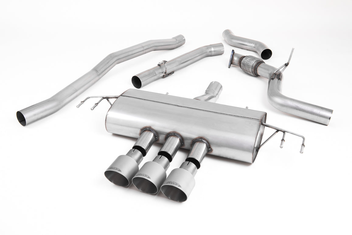 MILLTEK SSXHO254 Cat-back Triple 100mm GT100 HONDA Civic Type R FK8 2.0 i-VTEC Photo-1 