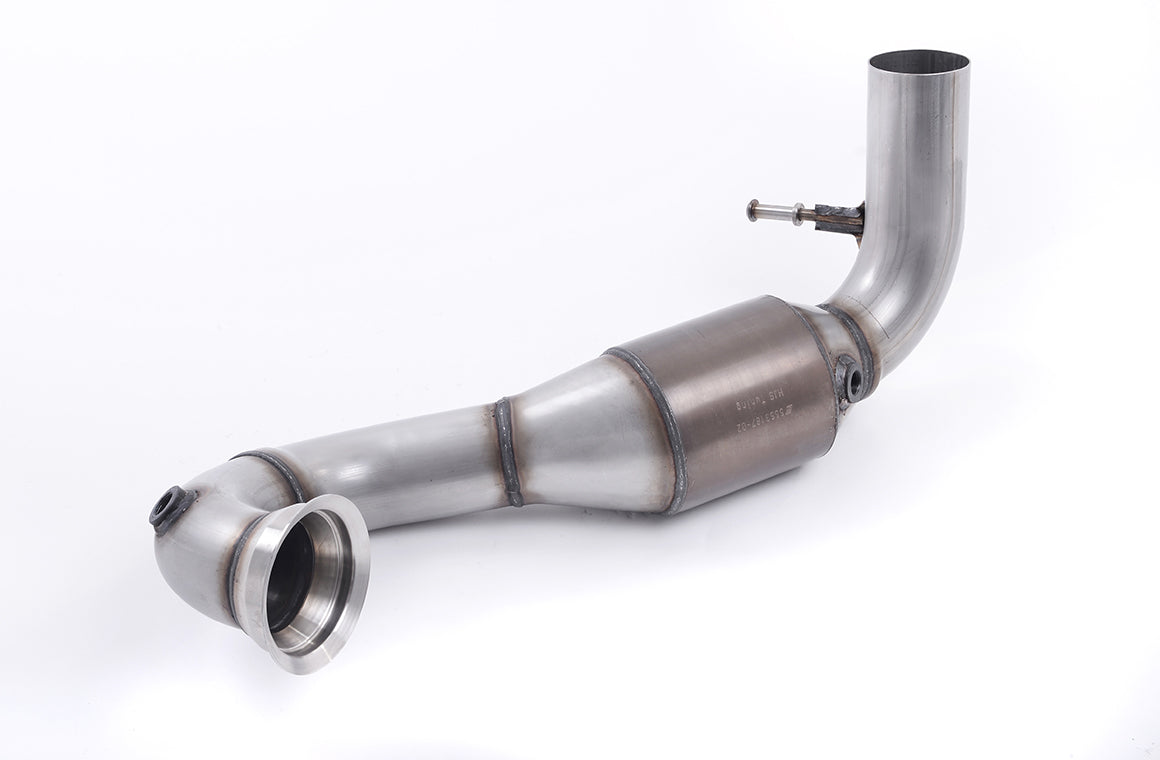 MILLTEK SSXMZ116 Large Bore Downpipe and Hi-Flow Sports Cat MERCEDES-Benz A-Class A45 AMG 2.0 Turbo Photo-0 