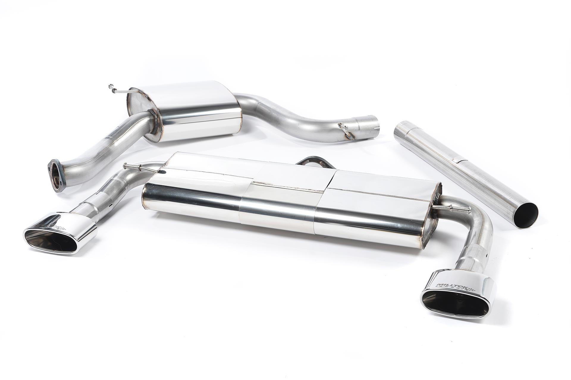 MILLTEK SSXSE157 Cat-back 152x76mm Oval ECA SEAT Leon Cupra 280 290&300 2.0 TSI Photo-0 