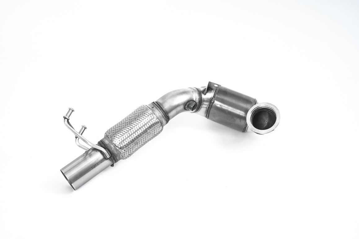 MILLTEK SSXSE203 Large Bore Downpipe and Hi-Flow Sports Cat ECA SEAT Leon ST Cupra 300 (4x4) Photo-0 