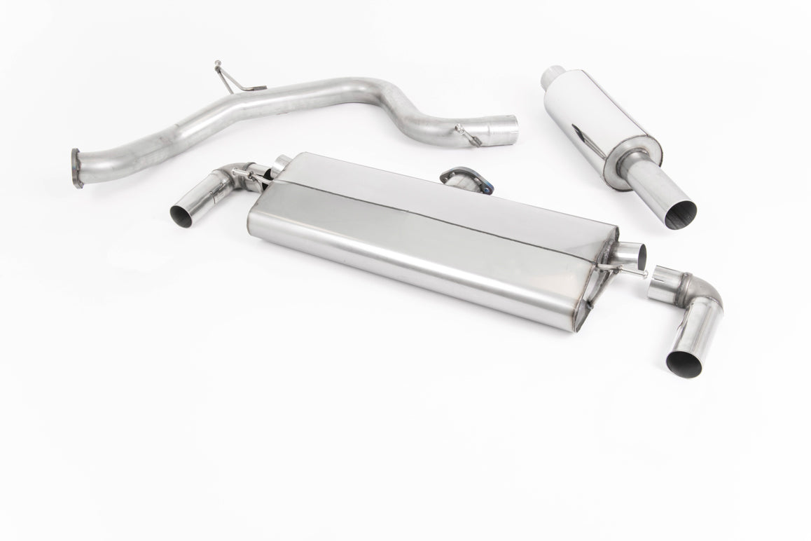 MILLTEK SSXSE230 Cat-back 152x76mm Oval SEAT Leon Cupra 290 3 & 5 Door Hatch (GPF/OPF) Photo-0 