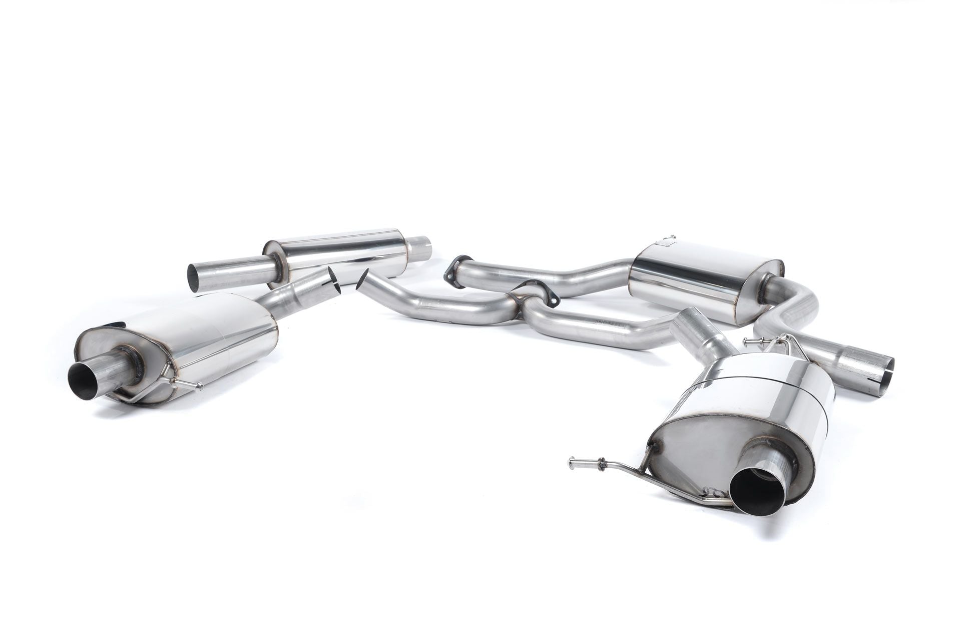 MILLTEK SSXSK020 Cat-back ECA SKODA Octavia vRS 2.0 TSI 220PS&245PS (manual and DSG-auto) Photo-0 