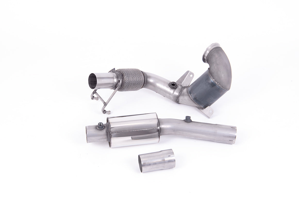 MILLTEK SSXVW553 Cast Downpipe with HJS High Flow Sports Cat AUDI A1 40TFSI 5 Door 2.0 (200PS) with OPF/GPF Photo-0 