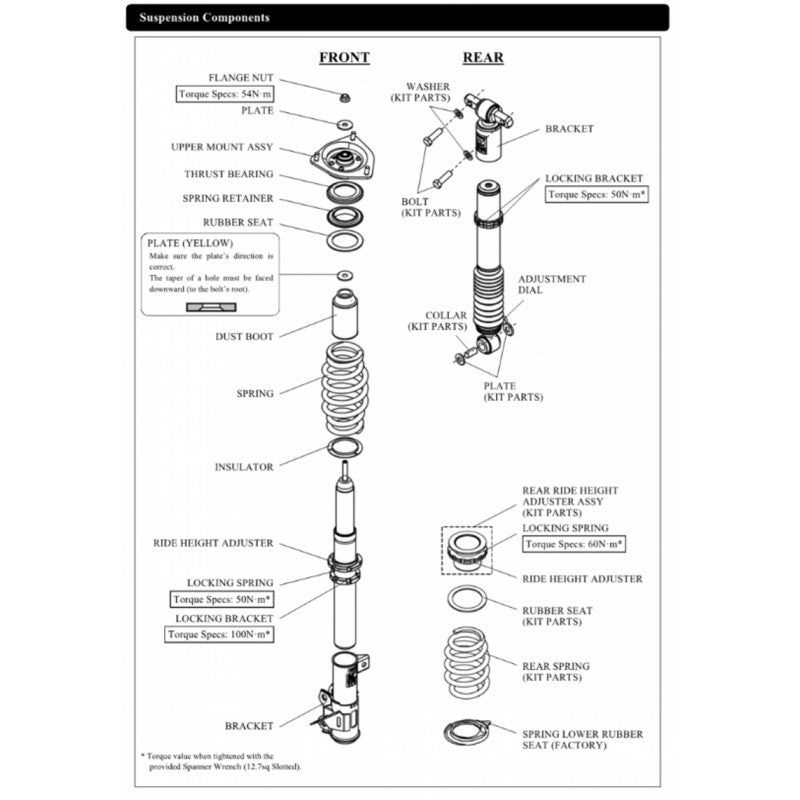 HKS 80300-AT033 Coilover Kit HIPERMAX S for TOYOTA Vellfire / Vellfire Hybrid 2023- Photo-2 