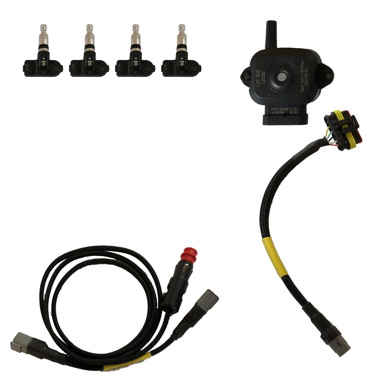 RN VISION P-TPMS-KIT-4-SENSOR-TRACKDAY TPMS kit - Trackday Photo-0 