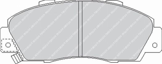 FERODO FCP905R Front Brake Pads DS3000 for HONDA Acord VI Type-R / Integra Type-R (DC5) Photo-0 