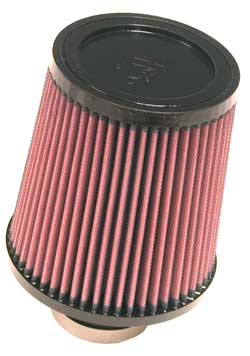 K&N RU-4860 UNIVERSAL Clamp-On Air Filter 2-1/2"FLG, 6"B, 5"T, 6-1/2"H Photo-0 