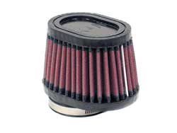 K&N RU-3000 UNIVERSAL Clamp-On Air Filter 2-1/8"FLG, 4" X 3" TPR/OVL, O/S RIGHT Photo-0 