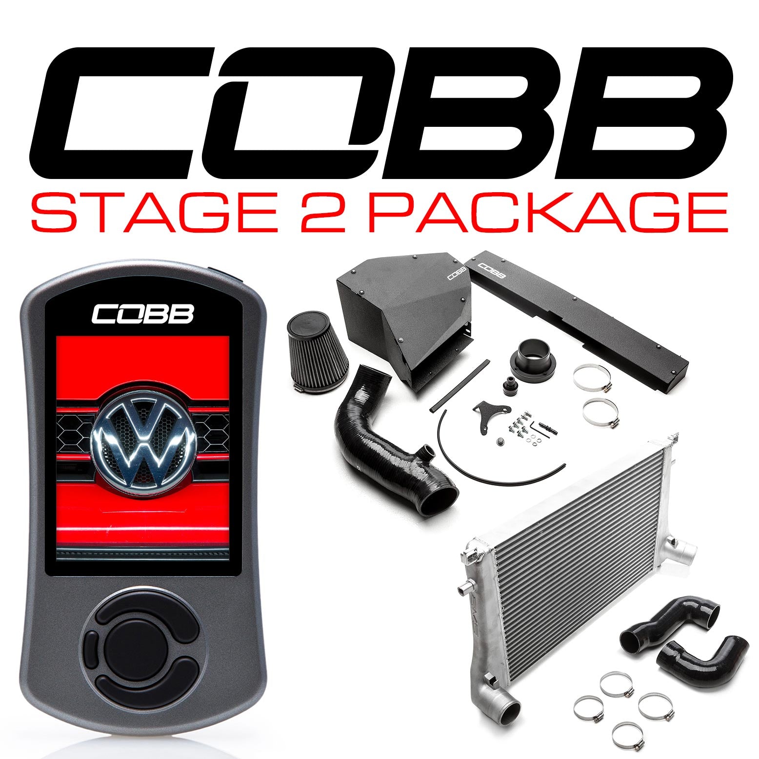 COBB VLK0020120 VW Stage 2 Power Package GTI (Mk7) 2015-2017 USDM Photo-0 