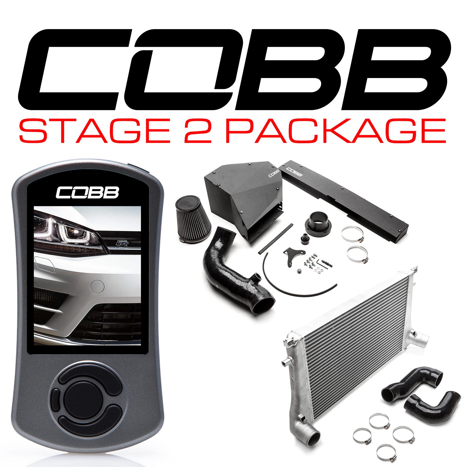 COBB VLK0030020-DSG VW Stage 2 Power Package with DSG Tuning Golf R (Mk7) 2015-2017 USDM Photo-0 