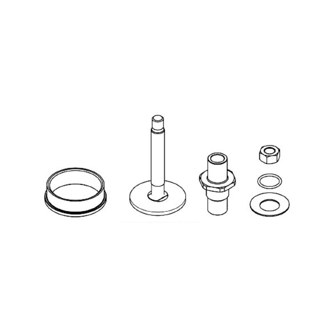 GARRETT 910478-0001 Valve / Bushing Kit 40mm (includes valve, bushing; seal washer, O-ring, valve stem nut and seat) for Wastegate GVW-40 Photo-0 