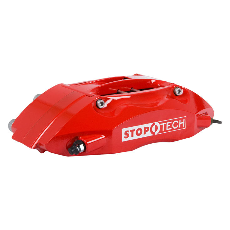STOPTECH 83.154.004G.71 Rear Slotted 2PC Rotor Kit ST40 345x28 Red for BMW 335i (E90) 2007 Photo-1 