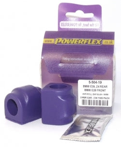 POWERFLEX PFR5-504-19 x2 Rear Roll Bar Mounting Bushing(19mm)BMW E46 3 Series Photo-0 