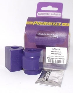 POWERFLEX PFR5-504-15 x2 Rear Roll Bar Mounting Bushing (15mm) BMW E34 5 Series Photo-0 