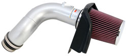 K&N 69-0026TS Performance Air Intake System TYPHOON; ACURA TSX, L4-2.4L F/I; 09-14 SILVER Photo-0 