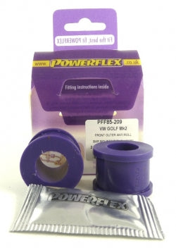 POWERFLEX PFF85-209 x2 Front Anti Roll Bar Eye Bar Bush VW Corrado (1989 - 1995) Photo-0 