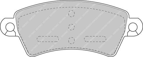 FERODO FDS1370 Brake pads front CITROEN XSARA (N1) 2.0 HDi 90 Photo-0 