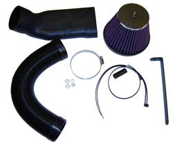 K&N 57-0202-1 Performance Air Intake System FORD ESCORT VII L4-1.8L F/I, 1996-2000 Photo-0 