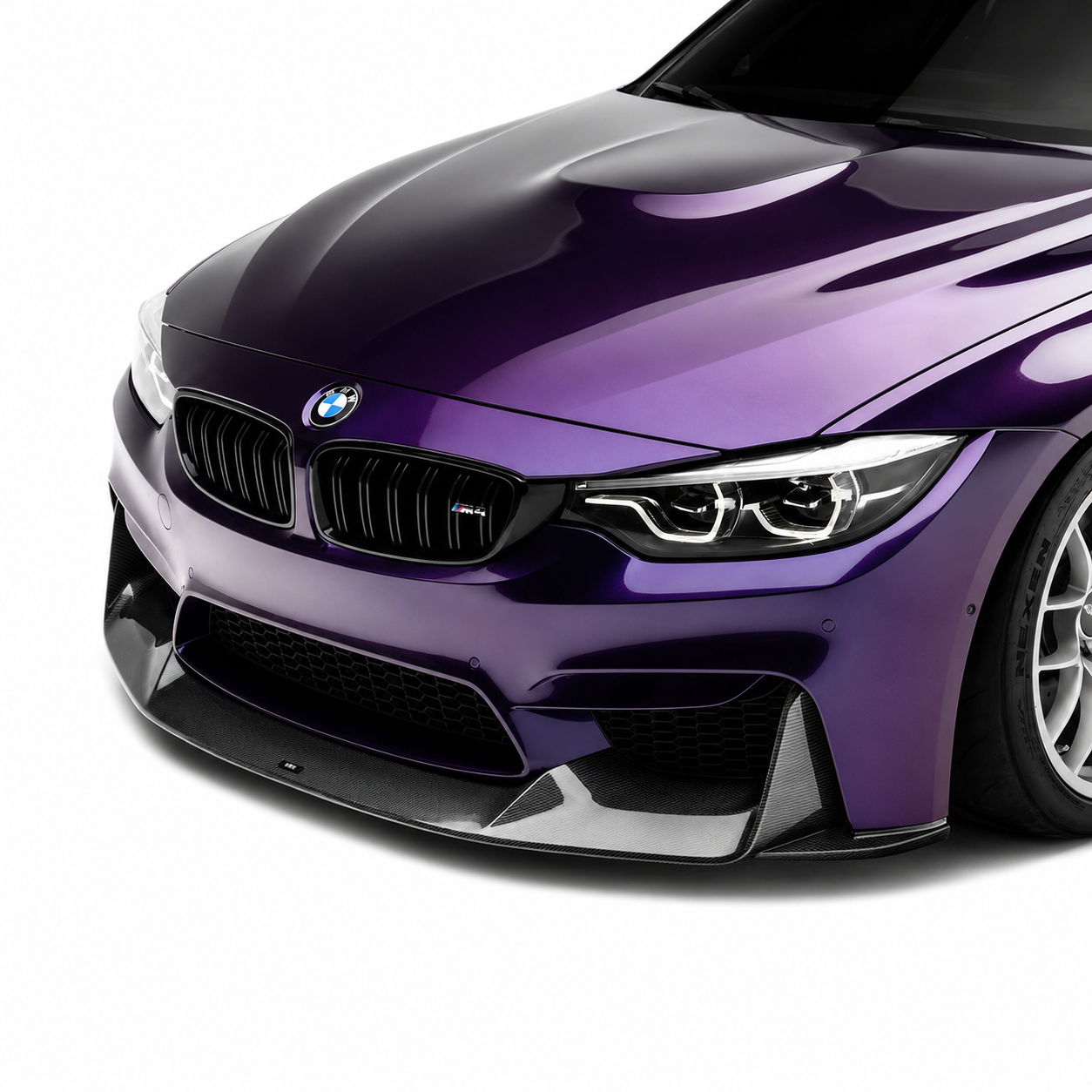 ADRO A14A10-1202 Front Lip V2 for BMW M3 (F80) / M4 (F82) Photo-4 