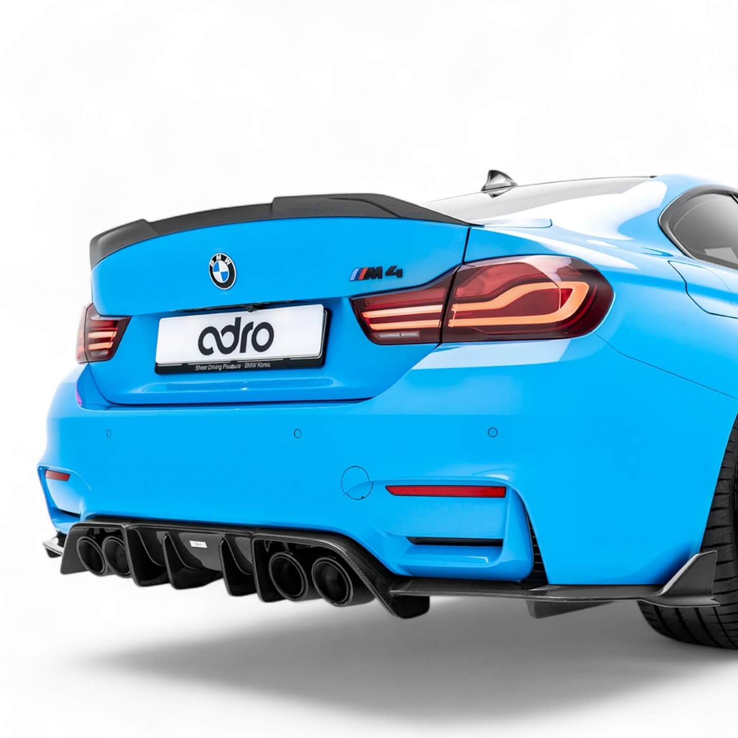 ADRO A14A10-1301 Rear Diffuser for BMW M3 (F80) / M4 (F82 / F83) Photo-1 