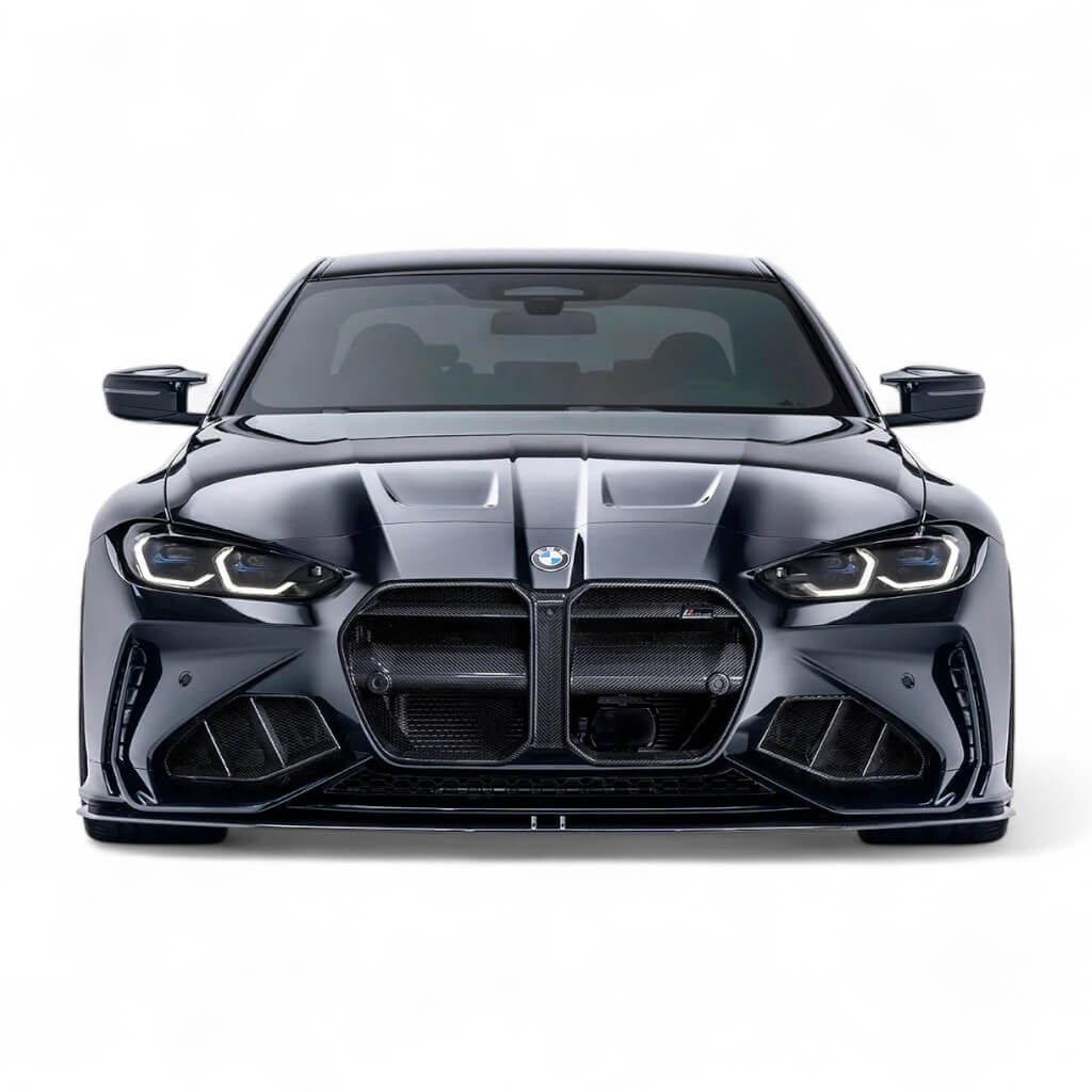 ADRO A14A11-2201/A14A11-2301 Front Bumper Carbon Fiber Grille And Duct Vent Set for BMW M3 (G80) / M4 (G82 / G83) 2020- Photo-1 