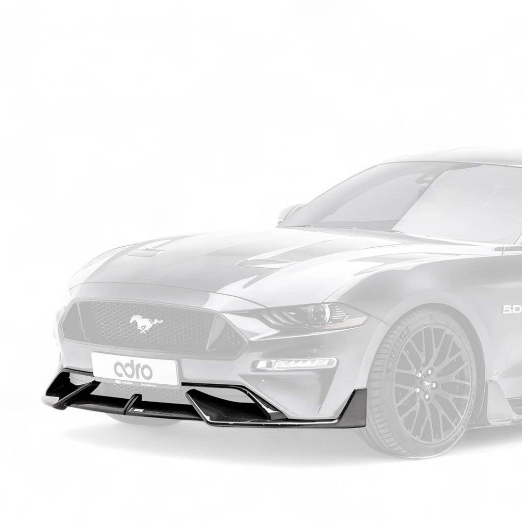 ADRO A16A10-1211/A16A10-1221 Lower And Upper Lip Set for FORD Mustang EcoBoost / GT 2018-2023 Photo-0 
