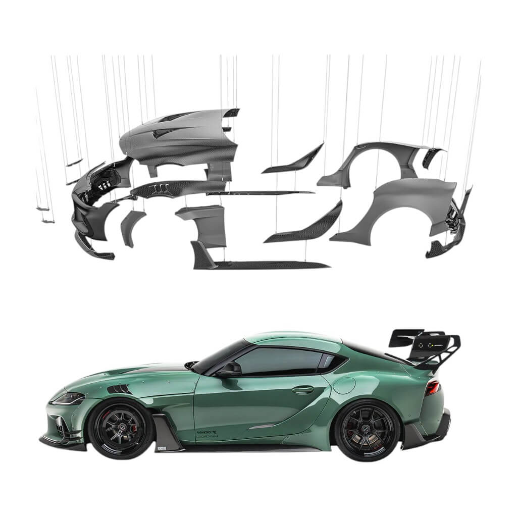 ADRO A18A20-1101/A18A20-1504/A18A20-2401/A18A20-2101 Widebody Kit Option 1 (Full Kit) for TOYOTA GR Supra 2020- Photo-1 