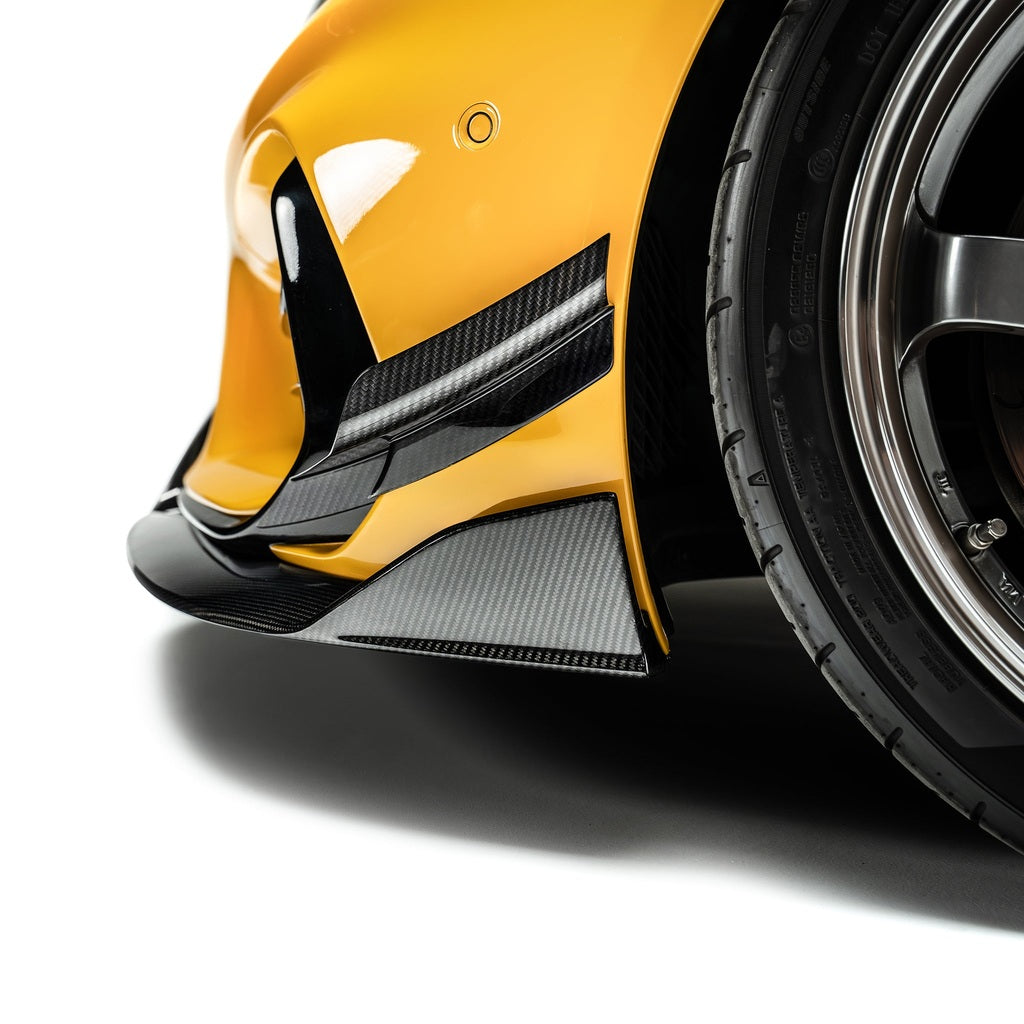 ADRO A18A20-1601 Front Prepreg Canards (Adro Bumper) for TOYOTA GR Supra Photo-5 