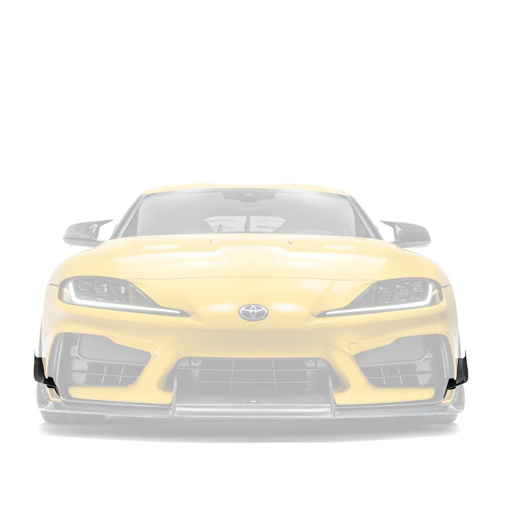 ADRO A18A20-1601 Front Prepreg Canards (Adro Bumper) for TOYOTA GR Supra Photo-0 