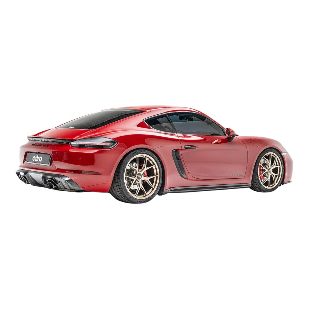 ADRO A23A20-1301 Rear Diffuser (Carbon Fiber) for PORSCHE 718 Cayman/Boxster GTS 4.0/ PORSCHE 718 Spyder/Spyder RS/GT4 RS (982) Photo-3 