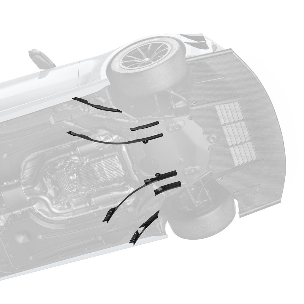 ADRO R14A90-2601 Race Undervanes ARD for BMW M2 (G87) Photo-0 