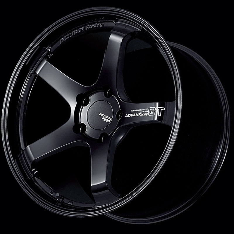 ADVAN YAQ1L29M9P Wheel V2645 GT for PORSCHE 21X10,5 +19 5-112 RACING GLOSS BLACK Photo-0 