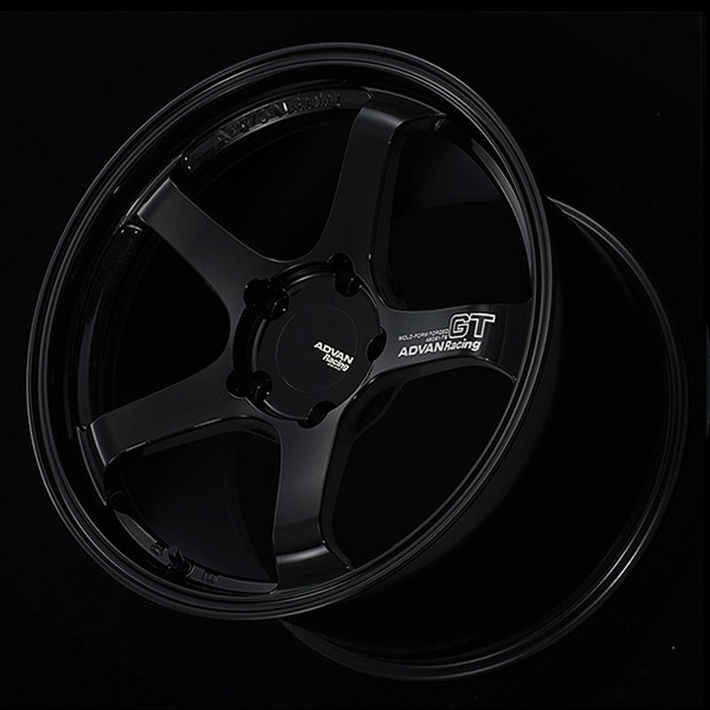 ADVAN YAQ8H50PTBP Wheel V3126 GT for PORSCHE 18X8,5 +50 5-130 RACING TITANIUM BLACK Photo-0 